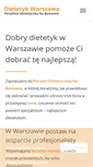 Mobile Screenshot of dietetykwarszawa.pl