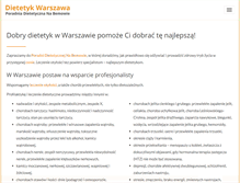 Tablet Screenshot of dietetykwarszawa.pl